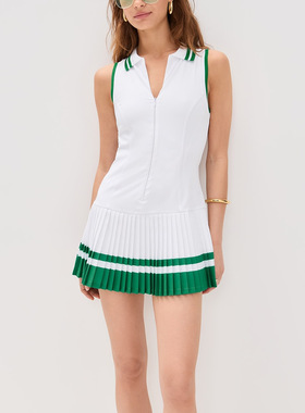 无袖连体网球裙女速干透气健身连衣裙Quick-drying fitness dress