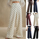 wide pattern Dot 波点韩版 loose trousers 宽松阔腿长裤 leg 女装
