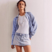 trend 牛仔短裙女式 denim Casual short skirt潮流街头时尚 牛仔裤