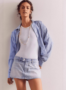 Casual trend denim short skirt潮流街头时尚牛仔短裙女式牛仔裤
