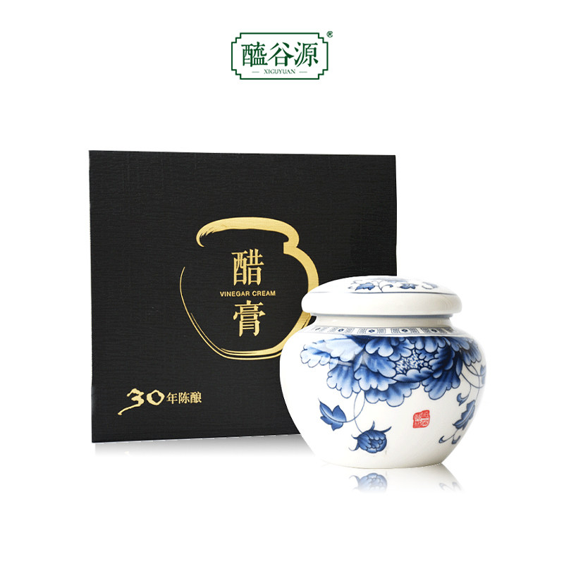 醯谷源醋膏30年山西特产山西老陈醋东湖醋园发三十年陈酿260g/盒