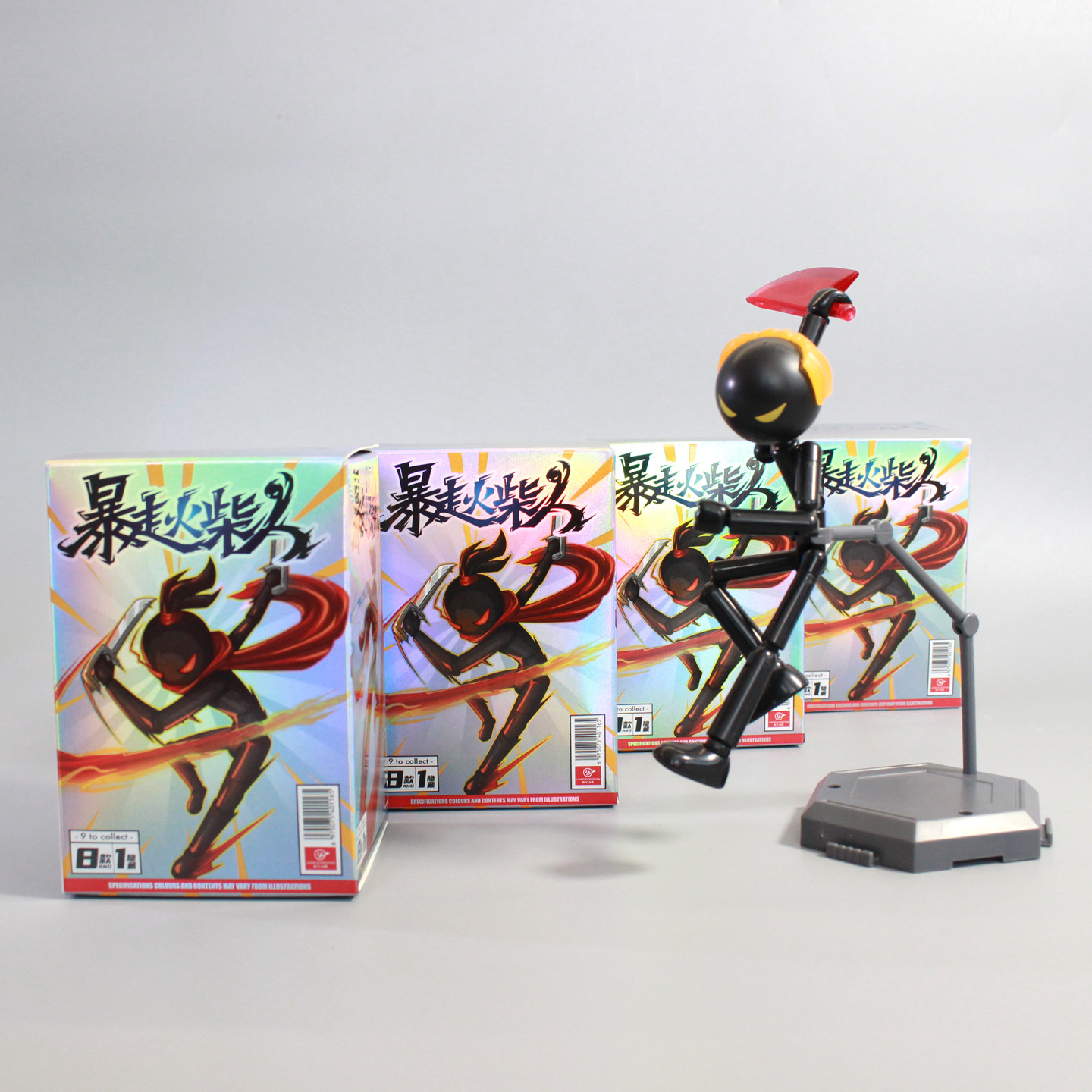 thumbnail for Runaway stickman assembly minifigure toy multi-shape box blind box dismantling Le Lianyu animation genuine authorization