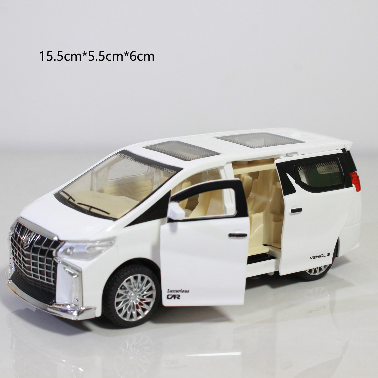 商务车模型小汽车玩具惯性面包车