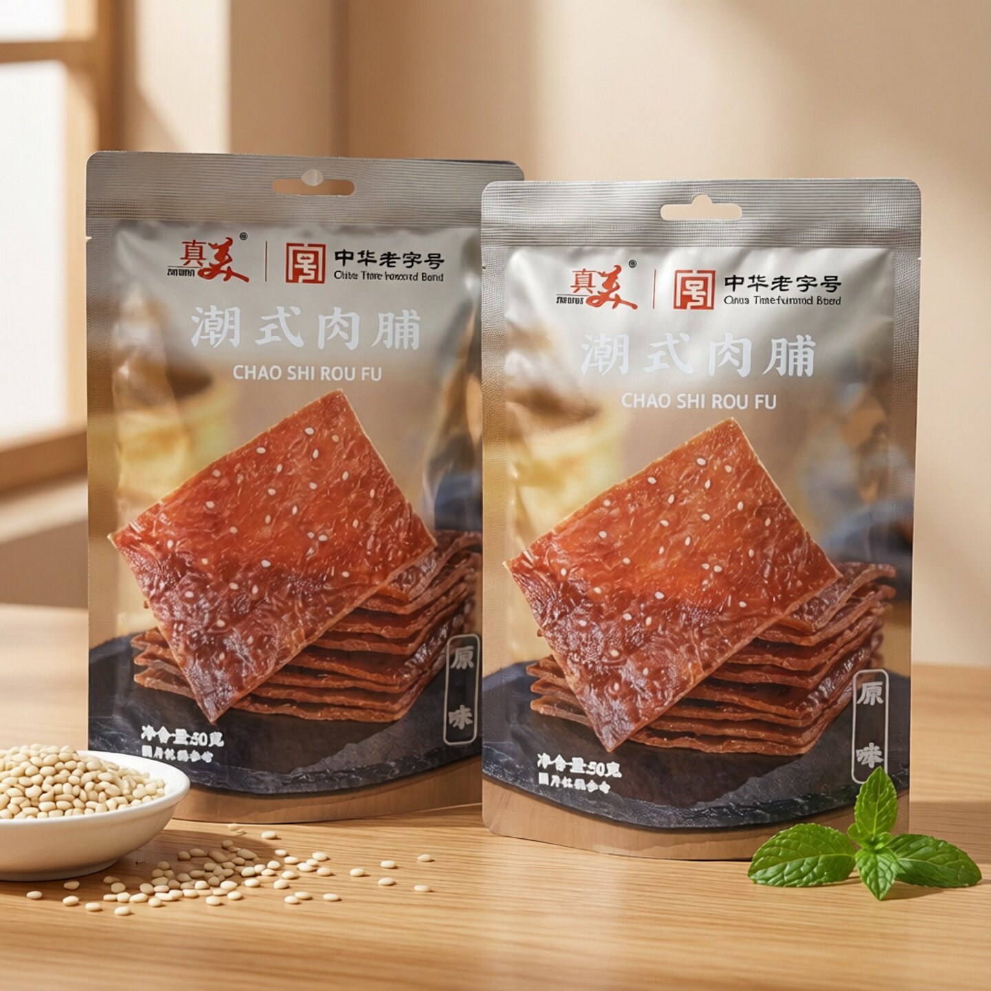 真美潮式肉脯猪肉脯潮州特产
