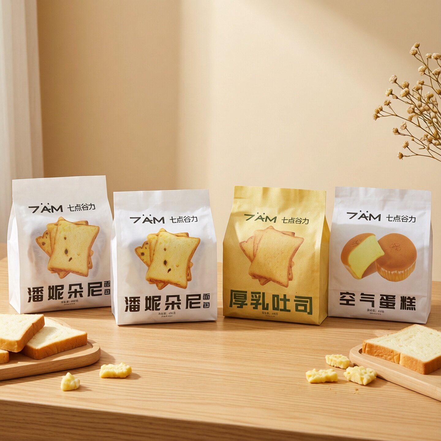 七点谷力肉肉厚乳吐司空气蛋糕