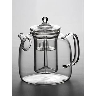 煮茶器烧水壶花茶壶 耐热玻璃煮茶壶家用小型泡茶办公室全玻璃新款