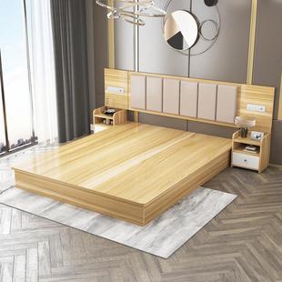 宾馆床酒店家具标间全套定制快捷旅馆公寓单双人床民宿客房专用床