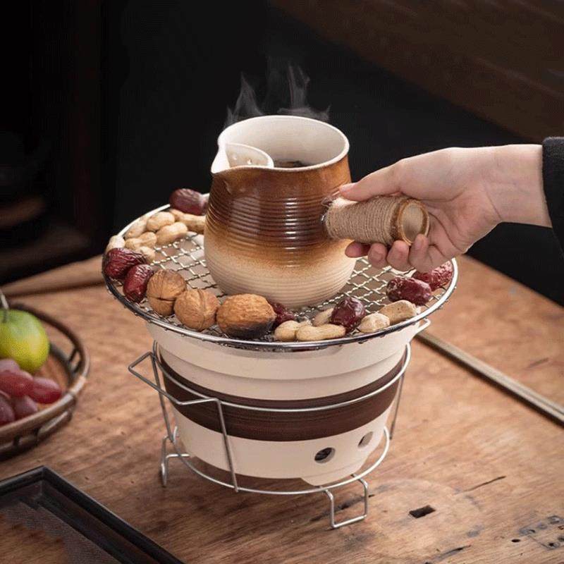 围炉煮茶陶壶烤奶煮茶壶碳炉套装可干烧罐罐茶煮茶器家用室内明火,餐饮具,茶壶,淘宝优惠券,粉丝福利购,淘宝优惠卷