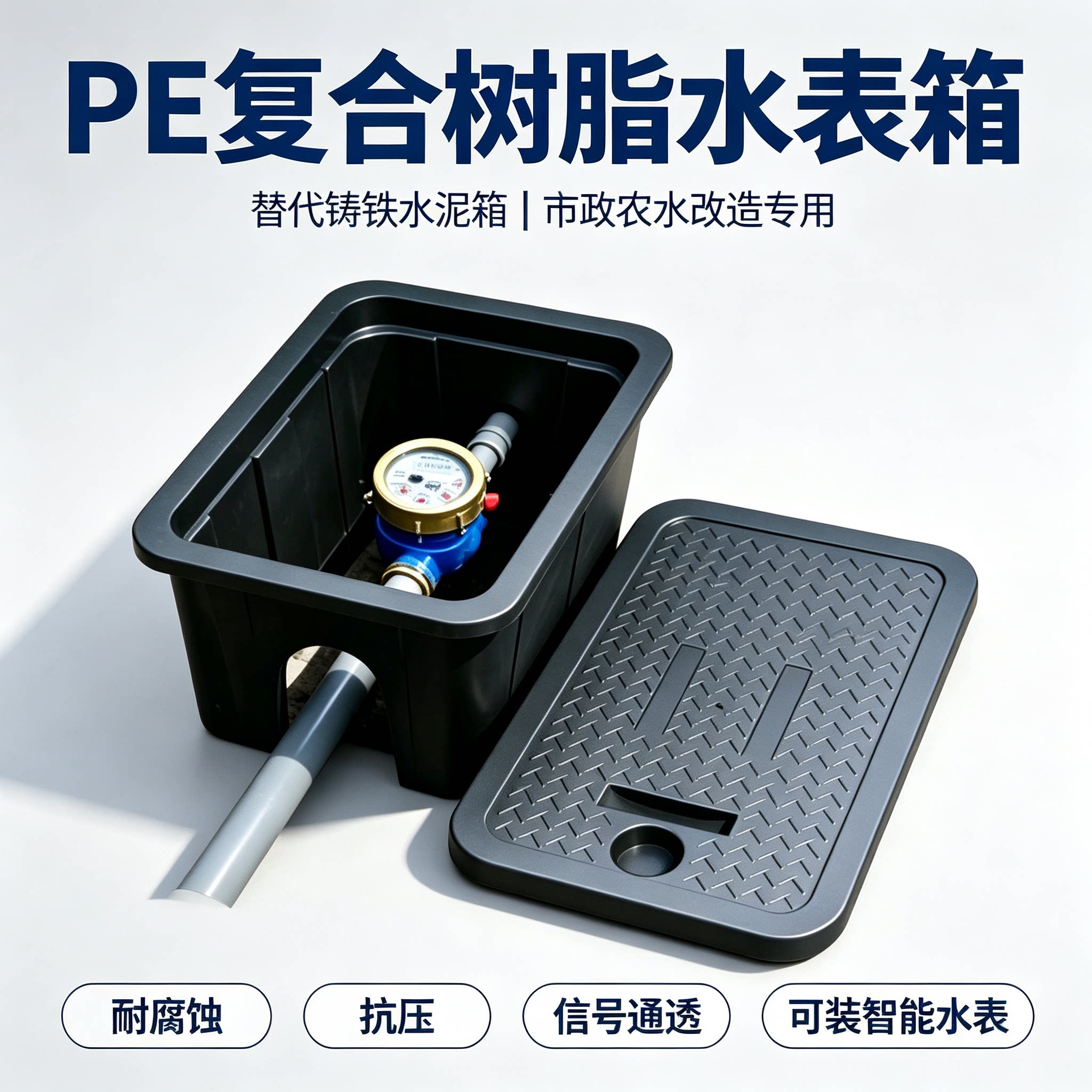 PE水表箱户外埋地水表保护井