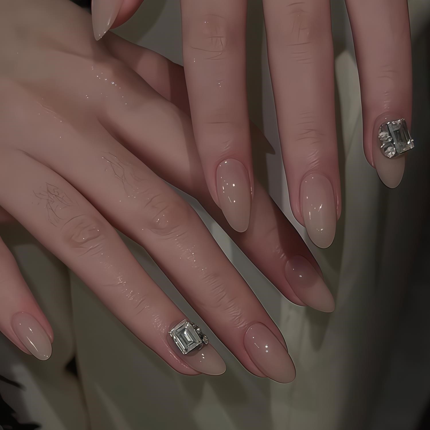 手工显白裸色穿戴甲带钻长款美甲贴片成品新款学生假指甲孕妇可用,彩妆/香水/美妆工具,穿戴甲/甲片,淘宝优惠券,粉丝福利购,淘宝优惠卷