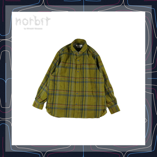 Big Norbit Check Shirt norbit 日系复古羊毛格纹衬衫 服饰