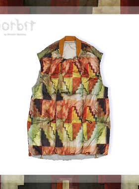 norbit（服饰）日本山系羽绒背心马甲户外机能露营花色秋冬新款