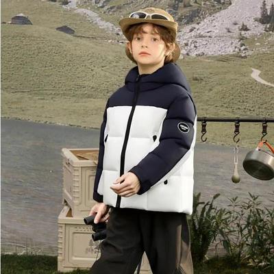 2025冬季新款儿童登山服外套山系设计感童装羽绒服加厚保暖外套