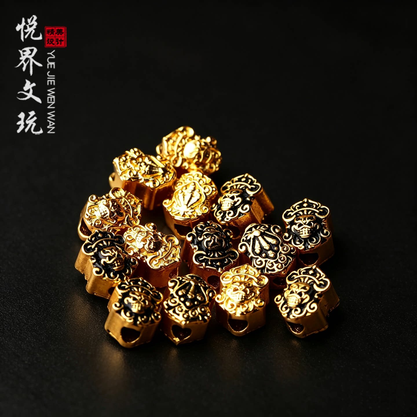 金色尸陀林主骷髅头背云线束