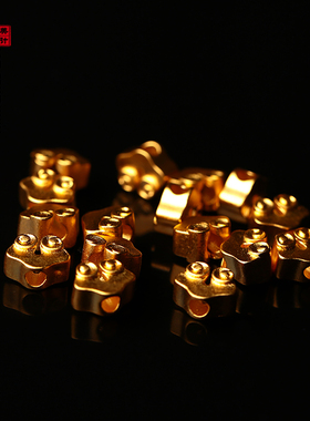 黄金色祥云背云线束隔珠