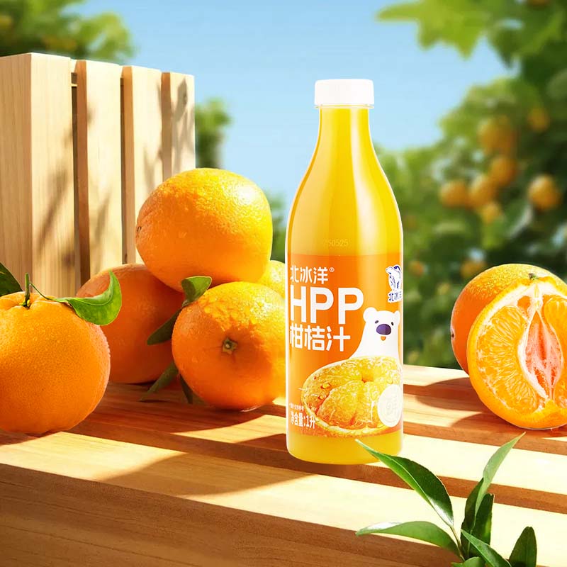北冰洋HPP桔汁1L纯果汁