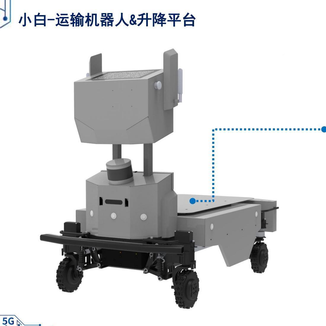 室外动自动导输航物医流运304智能跟随运移输机器人商场超市院基