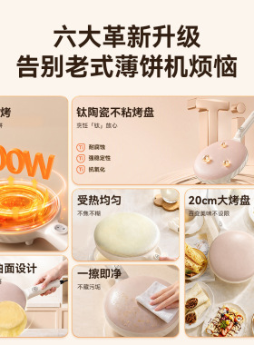 亿德浦薄饼机升级陶瓷钛