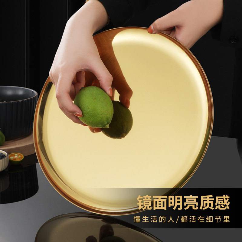 韩式不锈钢特厚亮光盘金