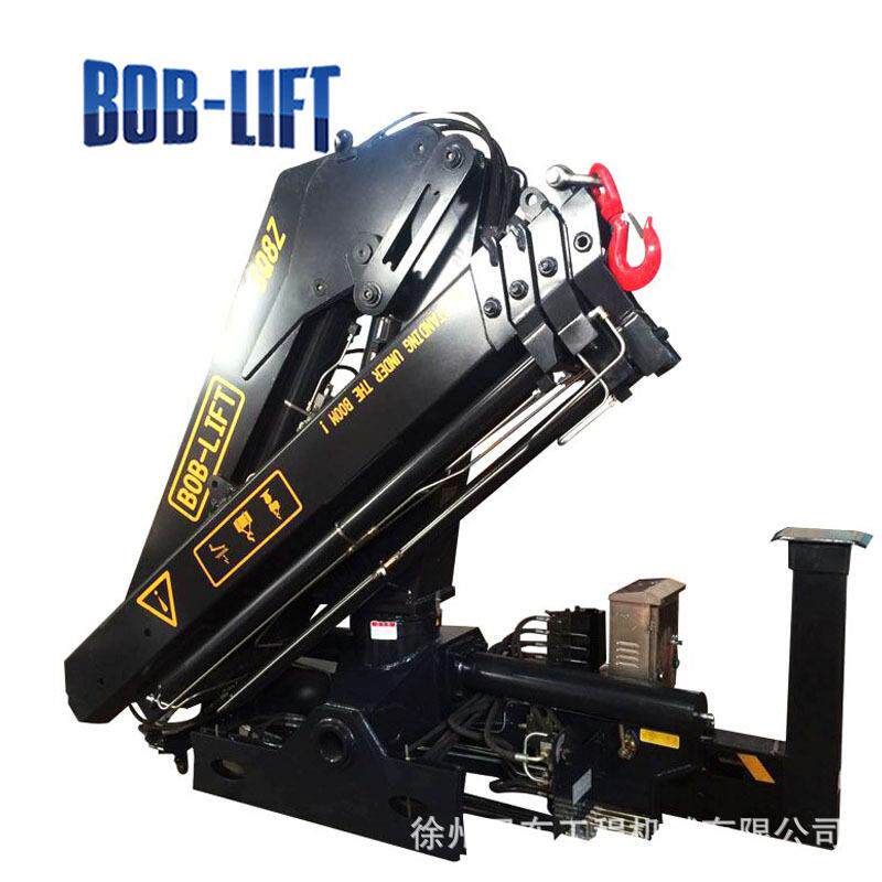 巴布8吨折臂车载吊机液压式随车吊供应商车载吊机平板卡车吊机