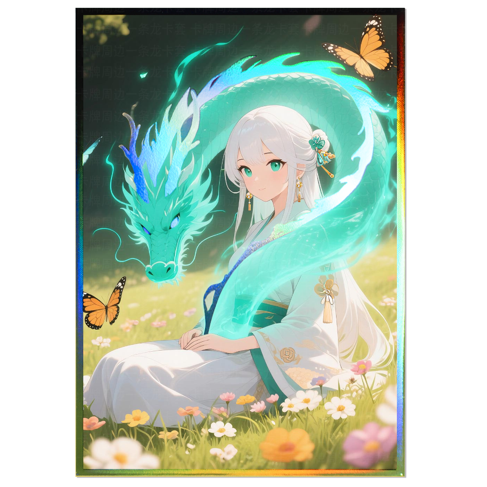 游戏王YGO白龙少女卡牌保护套