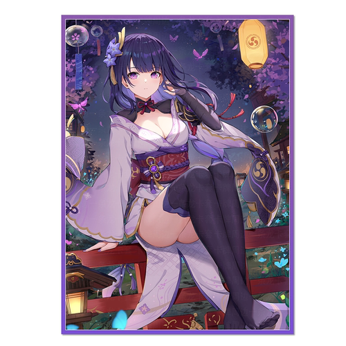 PTCG原神雷电将军卡牌保护套妹套