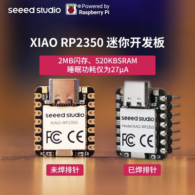 树莓派pico2开发板 RP2350芯片raspberry pi pico microPython