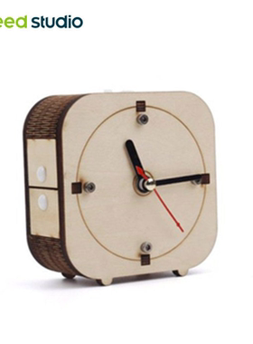 Seeedstudio出品Back in Time 木质时光倒流时钟
