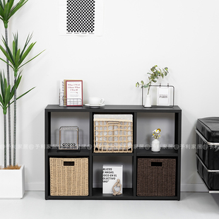 LUMI钢制置物书架靠墙落地格子柜客厅卧室自由组合六八格书柜架子