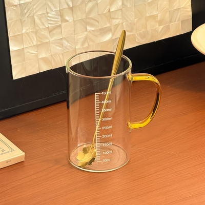 微波炉可加热喝奶燕麦杯透明玻璃