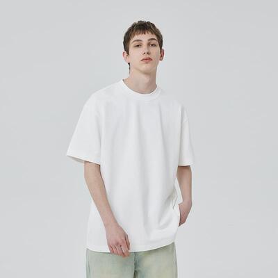 CLIMAX VISION320克全棉重磅基础短袖T恤男美式高街半袖打底tee潮