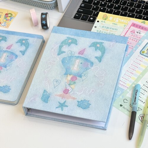 原创新款海豚贝壳同学录卡册中小学生毕业季纪念册留言板留言本