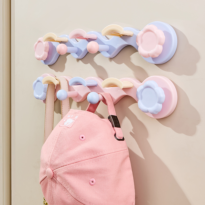 多巴胺吸盘门后挂钩粘钩挂衣架免打孔强力承重壁挂粘胶钩子置物架