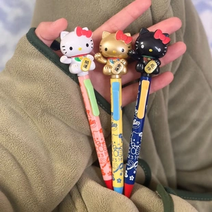 Hello kitty笔日系可爱圆珠笔可爱小礼品开运招财猫猫除厄凯蒂猫