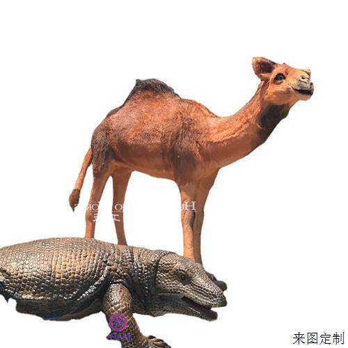 仿真机械电动模型粘毛骆驼可动蜥蜴模型自贡源头仿真恐龙厂家