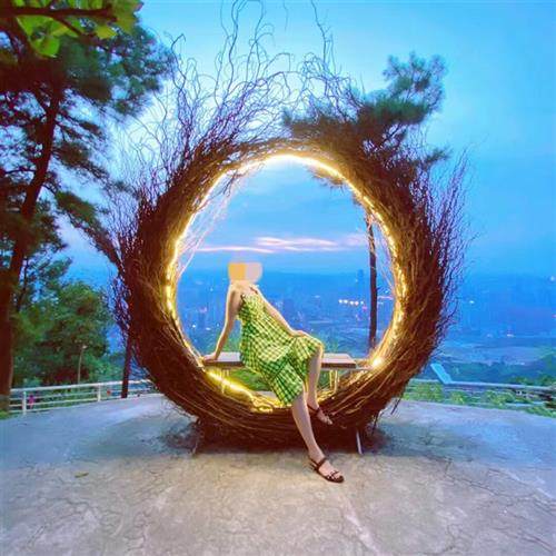 民宿藤编网红巴厘岛鸟巢座椅厂家直销户外拍照打卡商业美陈布置,家居饰品,户外/庭院摆件,淘宝优惠券,粉丝福利购,淘宝优惠卷