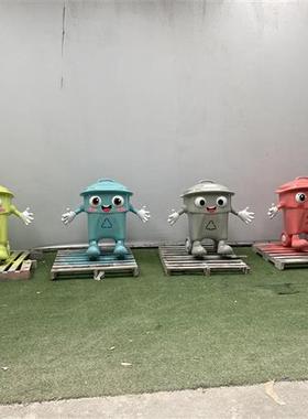 玻璃钢雕塑定制户外商场大型卡通吉祥物装饰树脂公仔人物泡沫摆件