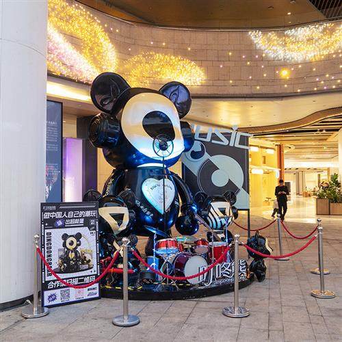 创意大型景观潮玩网红打卡摆件叮咚熊动漫卡通KAWS玻璃钢树脂雕塑,基础建材,砂岩雕刻,淘宝优惠券,粉丝福利购,淘宝优惠卷