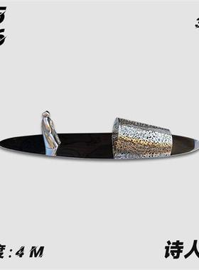 不锈钢镂空帆船抽象人物水景仿真诗人乘船售楼部景观大型定制雕塑