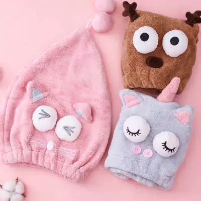 Мило сухое органическое shower cap, коралловая быстро сохнущая мягкая дышащая полотенцая ткань для волос, впитывает воду