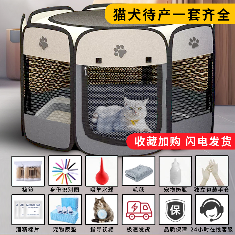 猫咪产房宠物狗狗生育产房产窝