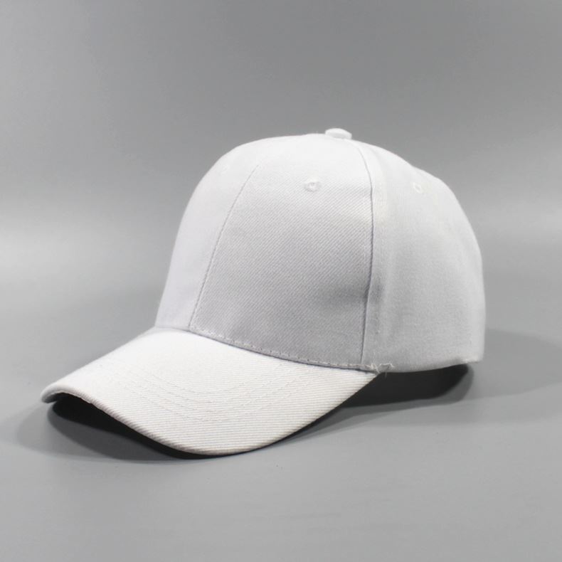 thumbnail for Student sports day white hat pure white military training activities cap men's and women's baseball cap sun show face small hard top