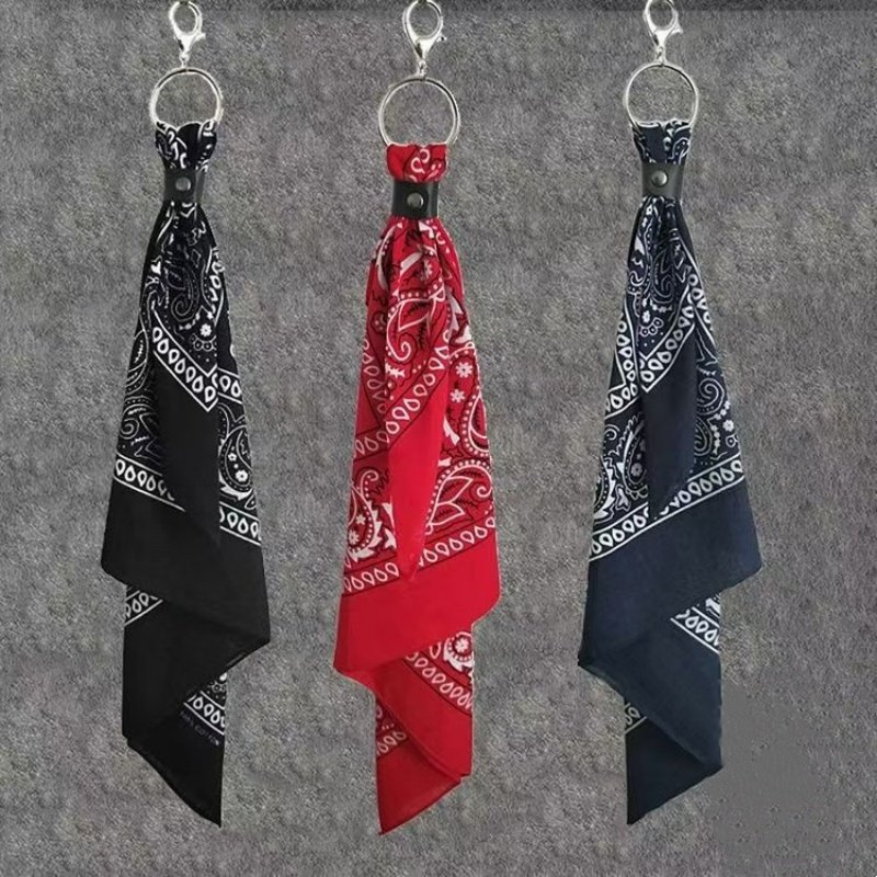 爵士舞腰间配饰腰果花方巾嘻哈跳舞腰巾裤链hiphop街舞裤巾男头巾