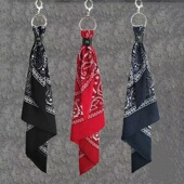 爵士舞腰间配饰腰果花方巾嘻哈跳舞腰巾裤 链hiphop街舞裤 巾男头巾