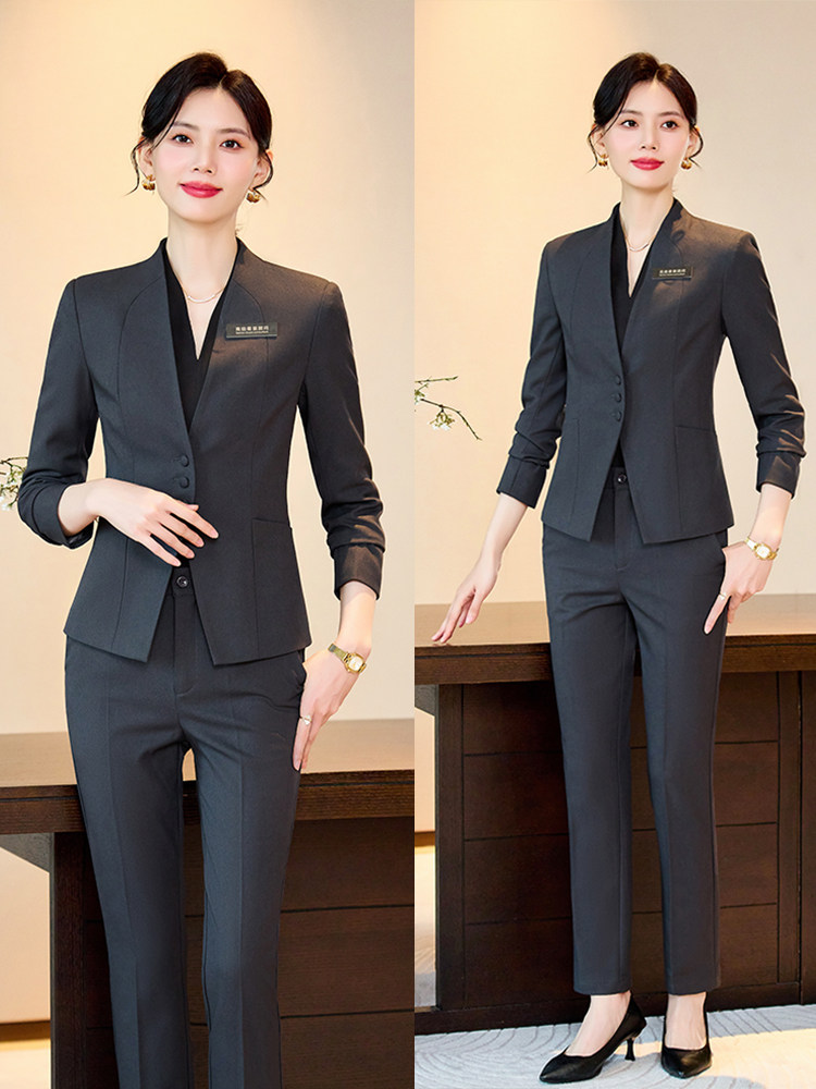 职业西装马甲套装高端气质珠宝店金店美容院酒店前台接待工作服女,女装/女士精品,西装,淘宝优惠券,粉丝福利购,淘宝优惠卷