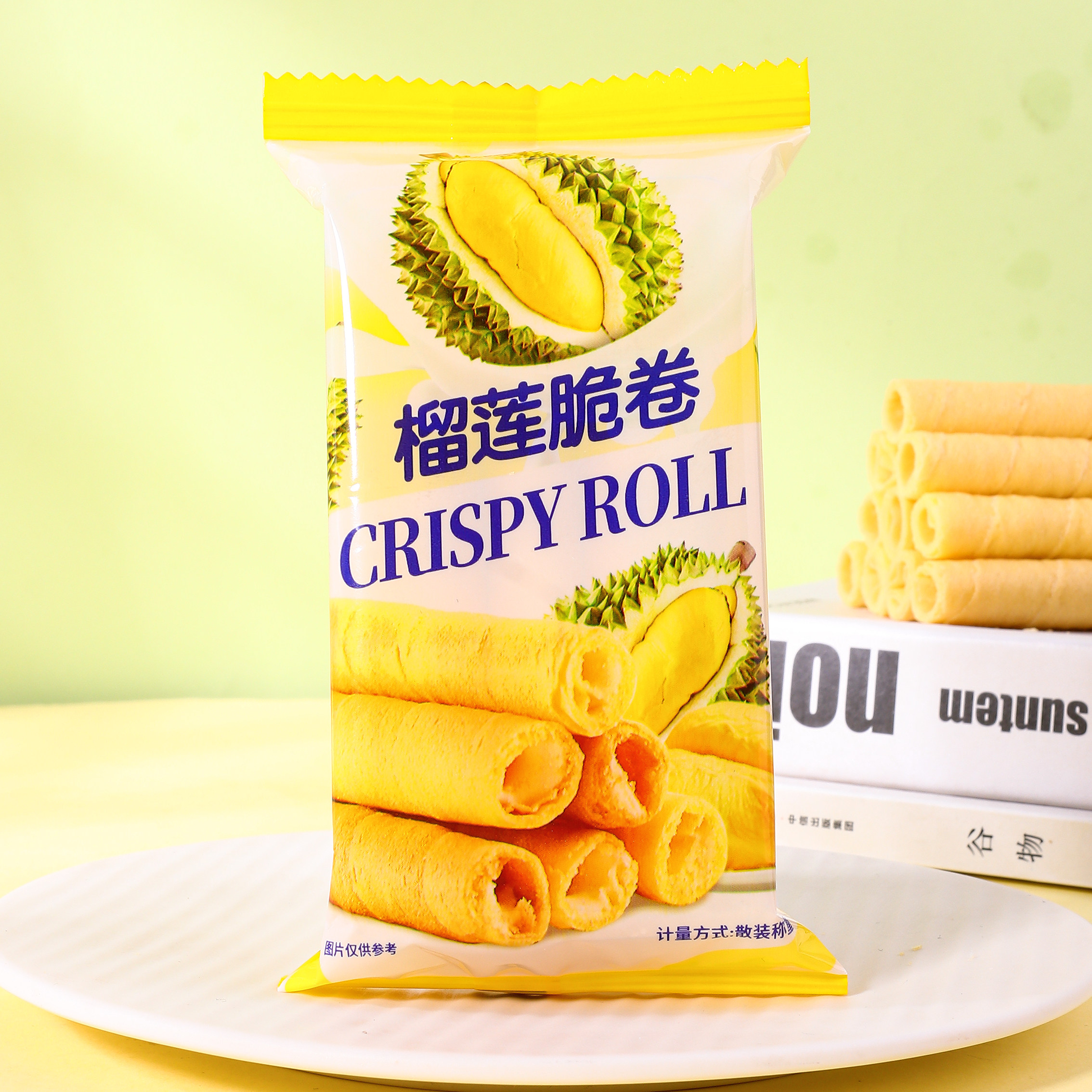 【新货立减】榴莲脆卷蛋酥卷咸蛋奶味传统鸡蛋卷办公室休闲零食