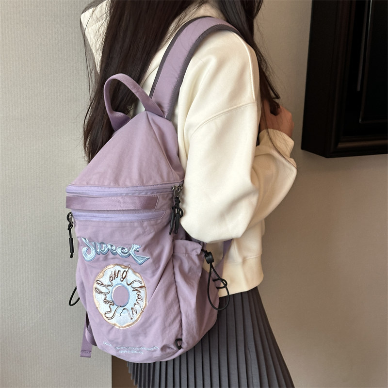 日本代购ball chain双肩包女书包学生旅游轻便大容量电脑旅行背包