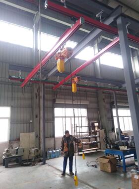 源头厂家b梁制造kbkUQC轨道行吊 悬挂单梁式双kk柔性吊起重机