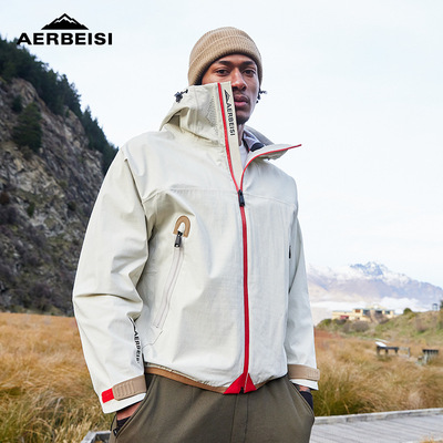 冬季户外阿尔卑斯新款防风防水特氟龙三合一羽绒冲锋衣情侣夹克