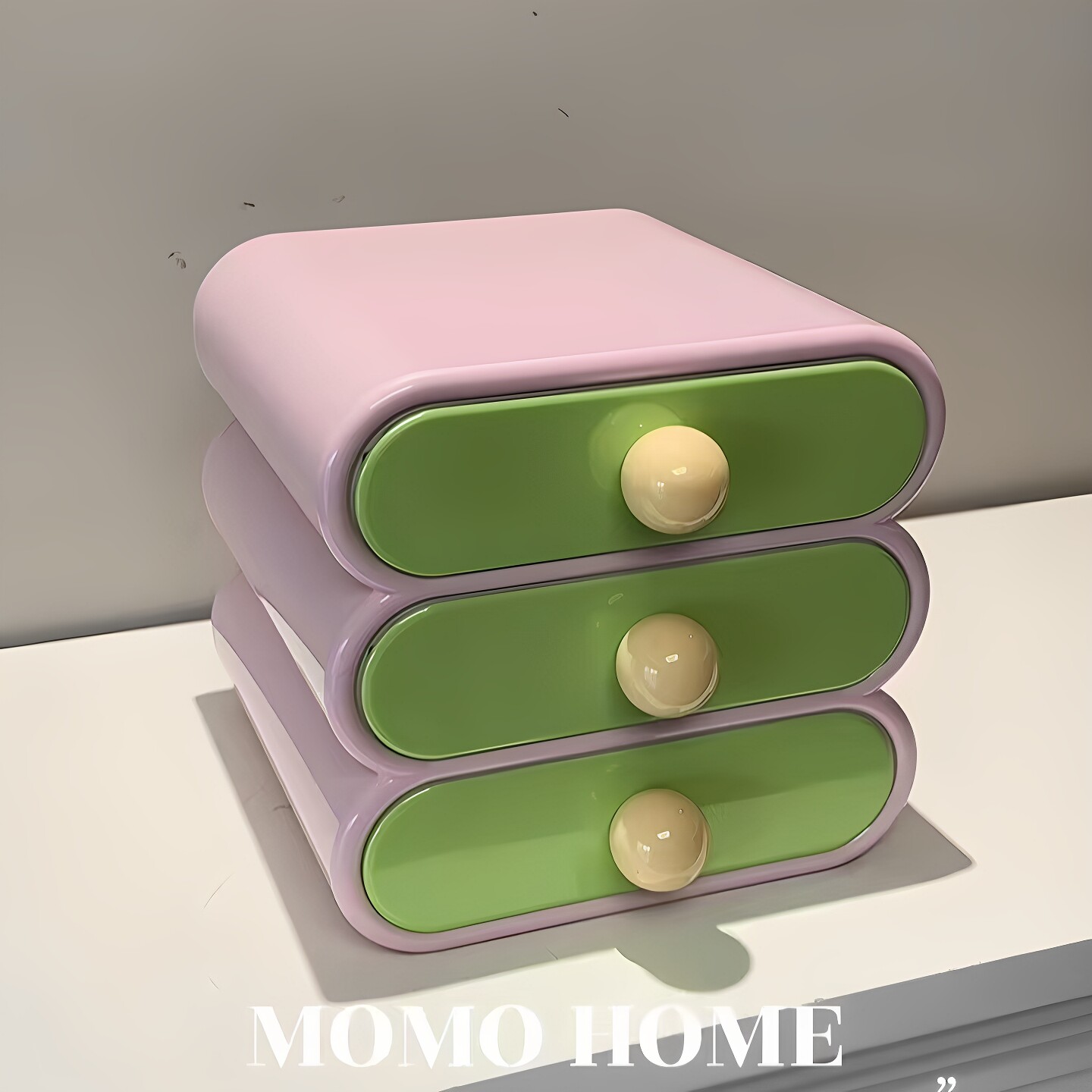 Органайзер для косметики с выдвижными ящиками настольная многоярусная система хранения